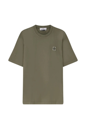 Stone Island logo-patch T-shirt - Green