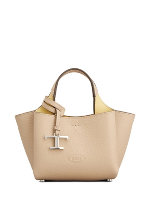 Tod's pendant top-handle mini bag - Neutrals