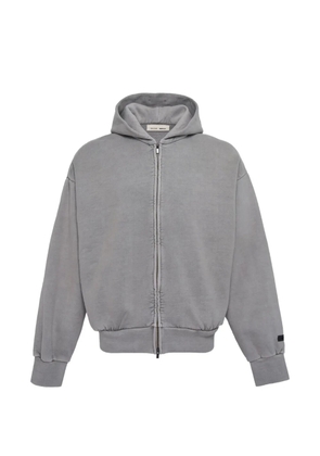 FEAR OF GOD ESSENTIALS zip classic hoodie - Grey