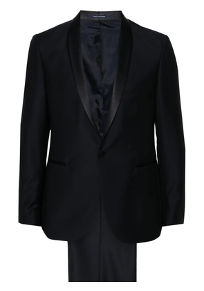 Tagliatore single-breasted wool suit - Blue