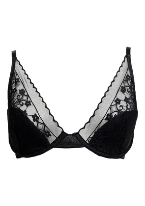 AME.M underwire lace bra - Black