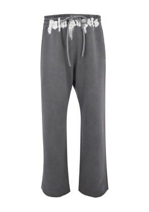 Palm Angels logo-waist track pants - Grey