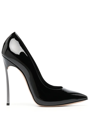 Casadei Blade Tiffany 115mm patent-leather pumps - Black