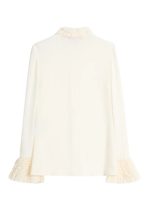 Valentino Garavani georgette shirt - White