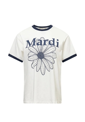 Mardi Mercredi Les Petites flower ringer T-shirt - Neutrals