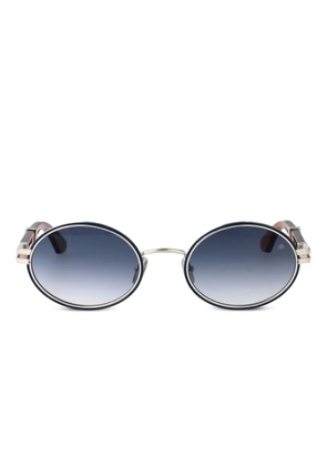 Maybach eyewear oval-frame sunglasses - Blue