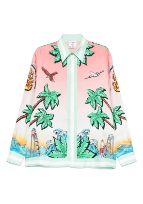 Casablanca Tennis Club shirt - Pink