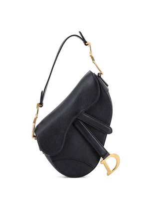 Christian Dior Pre-Owned Saddle Handbag Leather Mini shoulder bag - Black
