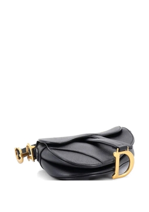 Christian Dior Pre-Owned Saddle Handbag Leather Mini shoulder bag - Black