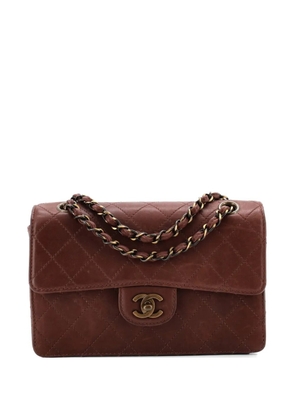 CHANEL Pre-Owned Classic Double Flap Bag Quilted Lambskin Medium shoulder bag - Brown