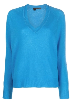 360Cashmere V-neck cashmere jumper - Blue