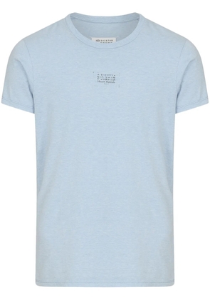 Maison Margiela numbers-motif T-shirt - Blue