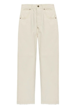 Maison Margiela buckled straight jeans - Neutrals