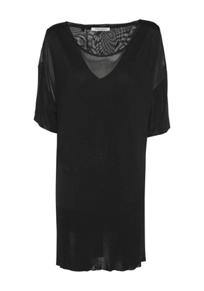 Marina Rinaldi V-neck T-shirt - Black