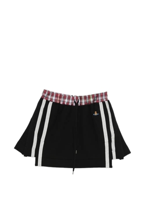 Vivienne Westwood stripe-trim mini skirt - Black