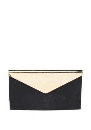 Jimmy Choo Pre-Owned suede clutch - Black