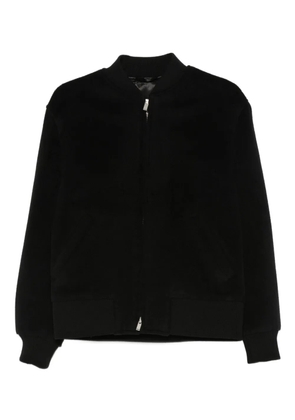 Lardini zip-front bomber jacket - Black