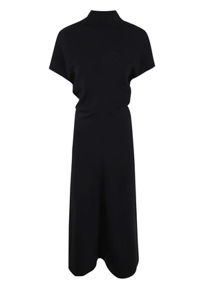 DRHOPE draped-detail maxi dress - Black