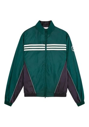 adidas three-stripe zip jacket - Green