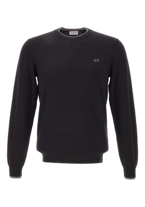 Sun68 crew-neck wool sweater - Black