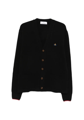 Vivienne Westwood button V-neck cardigan - Black