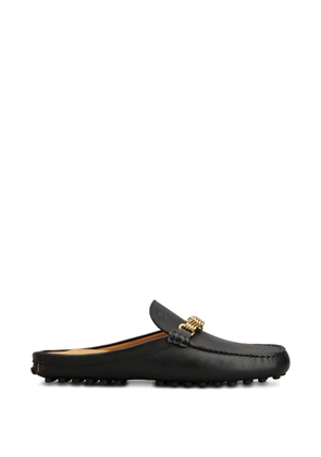 Tod's chain-embellishment mules - Black