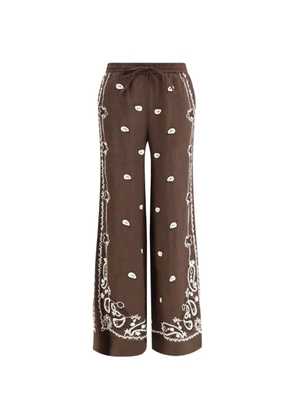 P.A.R.O.S.H. drawstring-waistband trousers - Brown