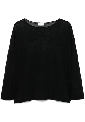P.A.R.O.S.H. fine-knit blouse - Black