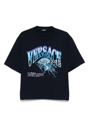 Versace logo-print T-shirt - Blue