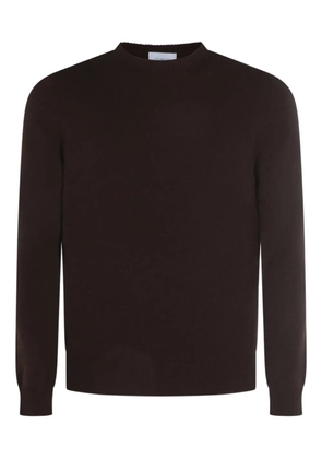 Malo round-neck wool sweater - Brown