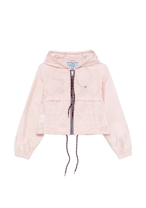 Prada hooded zipped jacket - Pink