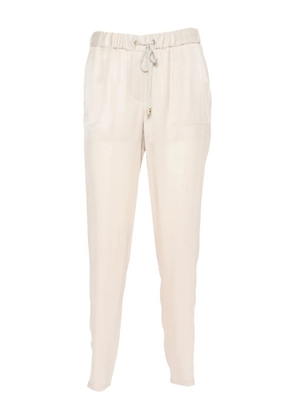 Lorena Antoniazzi drawstring trousers - Neutrals