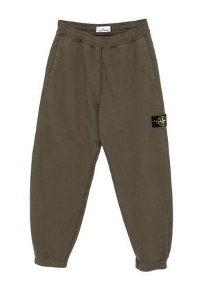 Stone Island logo-patch track pants - Green
