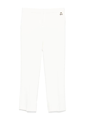 Elisabetta Franchi lightweight crepe trousers - White