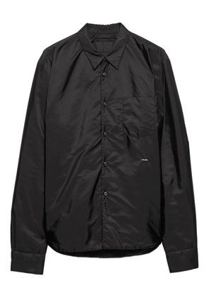 Prada chest-pocket logo-detail shirt - Black