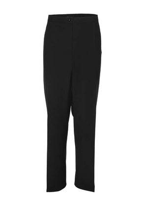 ELENA MIRO` elastic-waistband trousers - Black