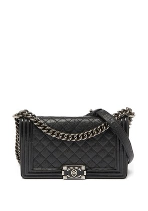 CHANEL Pre-Owned Boy quilted shoulder bag - Black