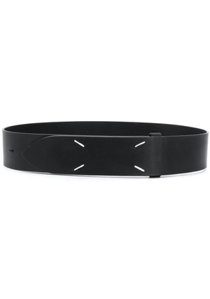 Maison Margiela stitch detail belt - Black