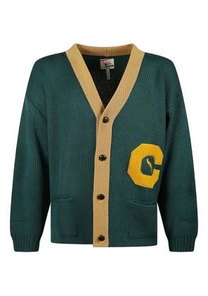 Champion appliqué cardigan - Green