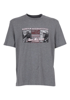 Barbour graphic-print T-shirt - Grey