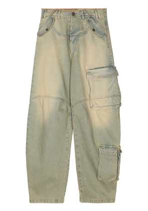 DARKPARK Rosalind tapered cargo jeans - Blue