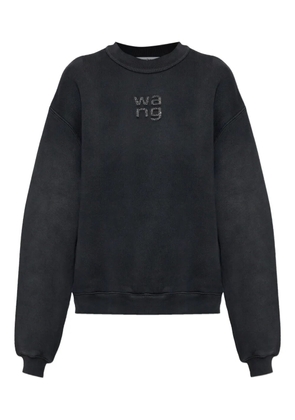 Alexander Wang logo-embellished sweater - Grey