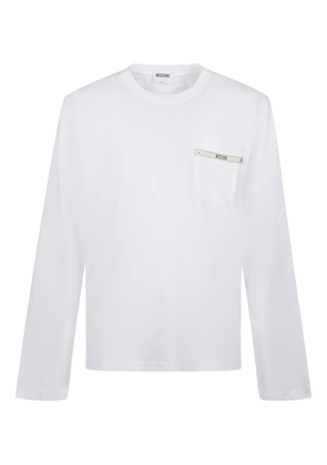 Moschino pocket long-sleeve T-shirt - White