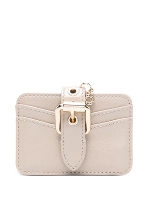 Maje Miss M leather cardholder - Neutrals