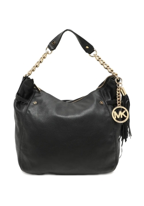 Michael Michael Kors leather chain tote bag - Black