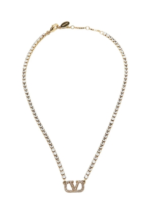 Valentino Garavani Pre-Owned VLogo necklace - Gold