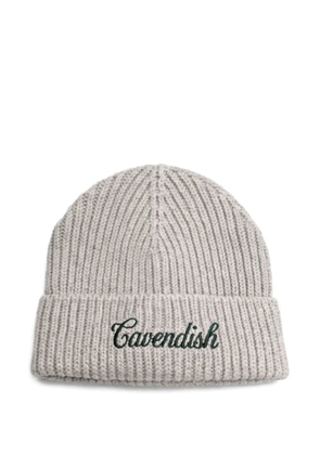 Cavendish ribbed beanie hat - Grey
