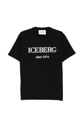 Iceberg logo T-shirt - Black