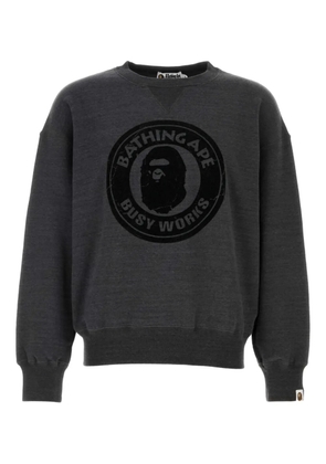 A BATHING APE® long-sleeve graphic sweater - Grey