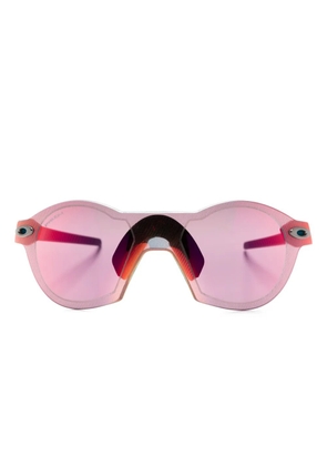 Oakley SubZero round-frame mirrored sunglasses - Blue